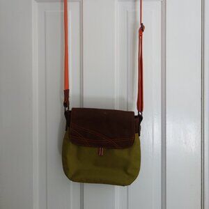 ELLINGTON Nylon / Suede Leather Crossbody Purse Bag